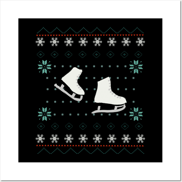 Ice skaters Wall Art by Mimie20